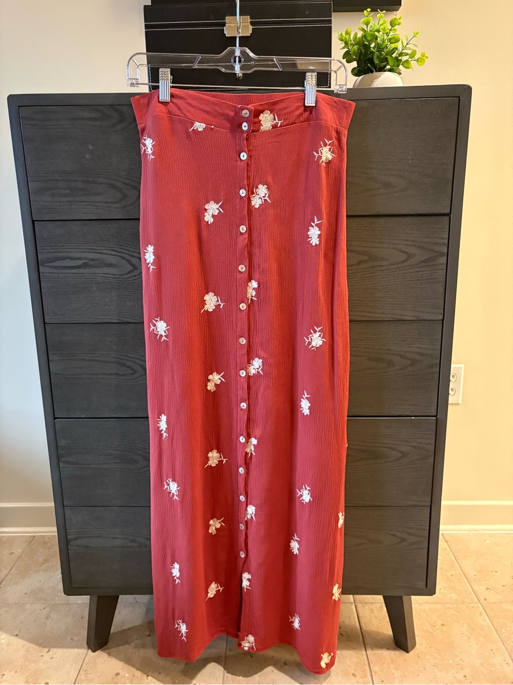 Sky & Sparrow Floral Matching Set | Medium | Cottagecore Boho Midi Skirt & Crop - Picture 3 of 7